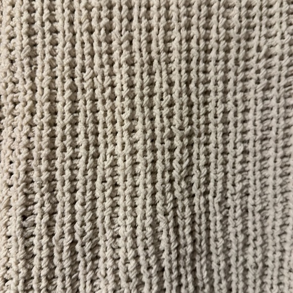 Oversized Aerie super soft and cozy neutral color lounge knitted pullover - Picture 2 of 4